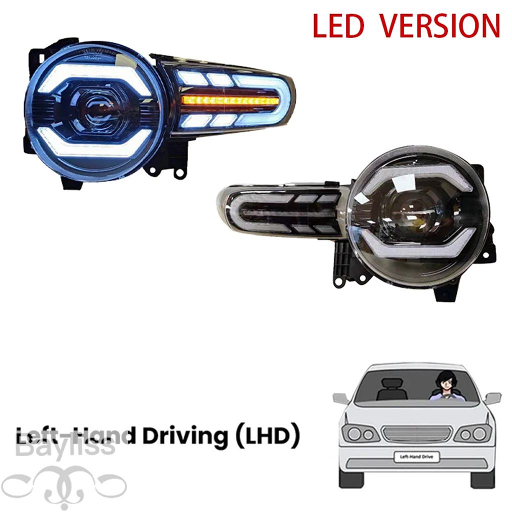 並行輸入品】 LED ヘッドライトアセンブリトヨタ FJ クルーザー 2007