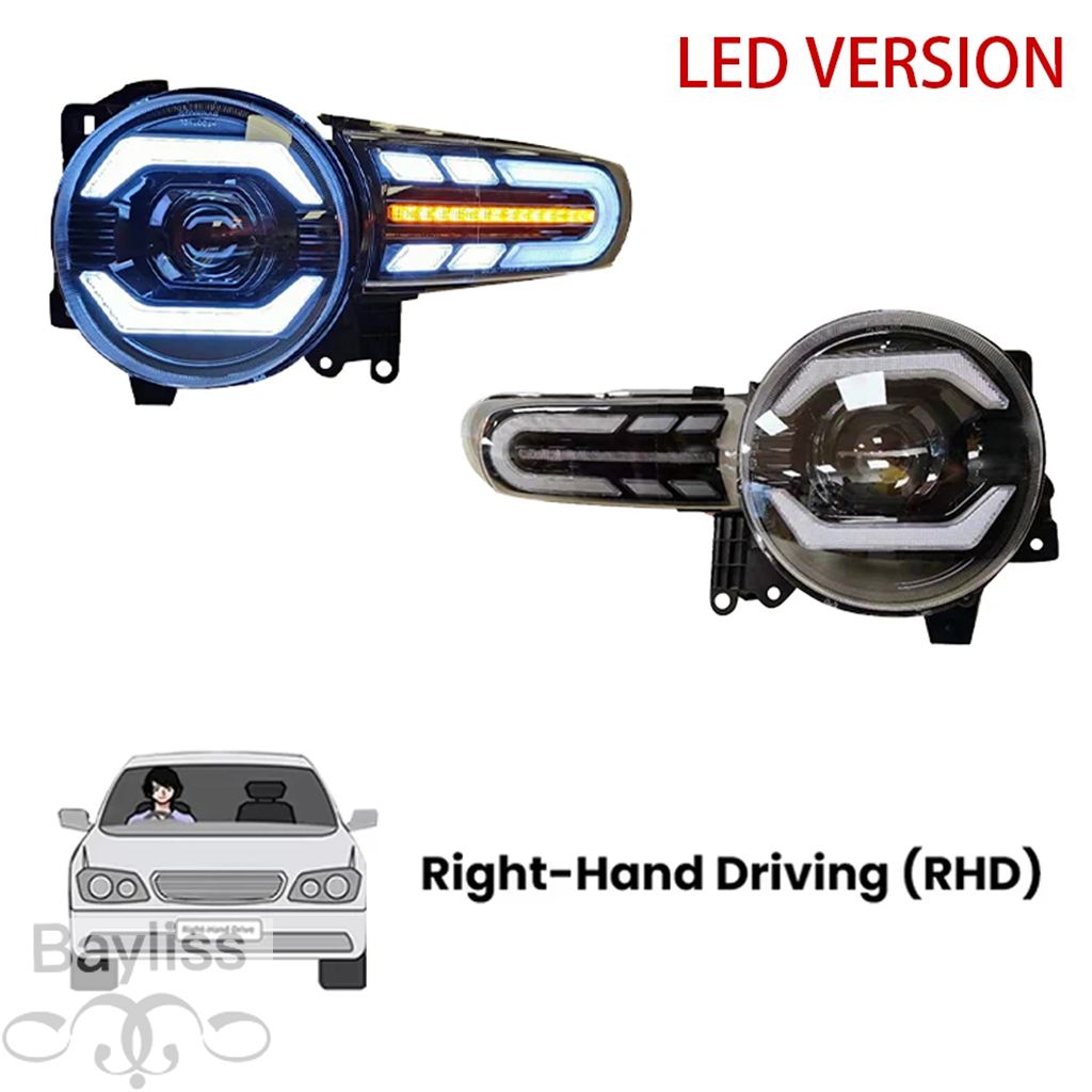並行輸入品】 LED ヘッドライトアセンブリトヨタ FJ クルーザー 2007