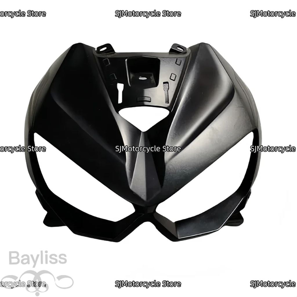 並行輸入品】 マットブラックバイクフロントアッパーフェアリング