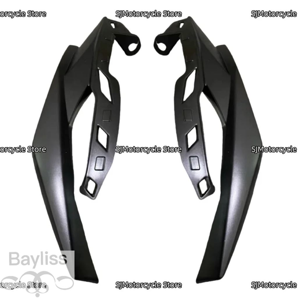 並行輸入品】 マットブラックバイクフロントアッパーフェアリング