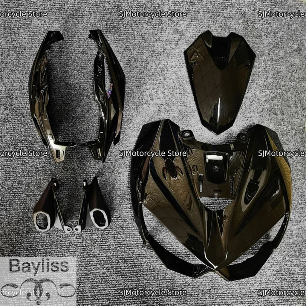 並行輸入品】 ブラックバイクフロントアッパーフェアリングヘッド