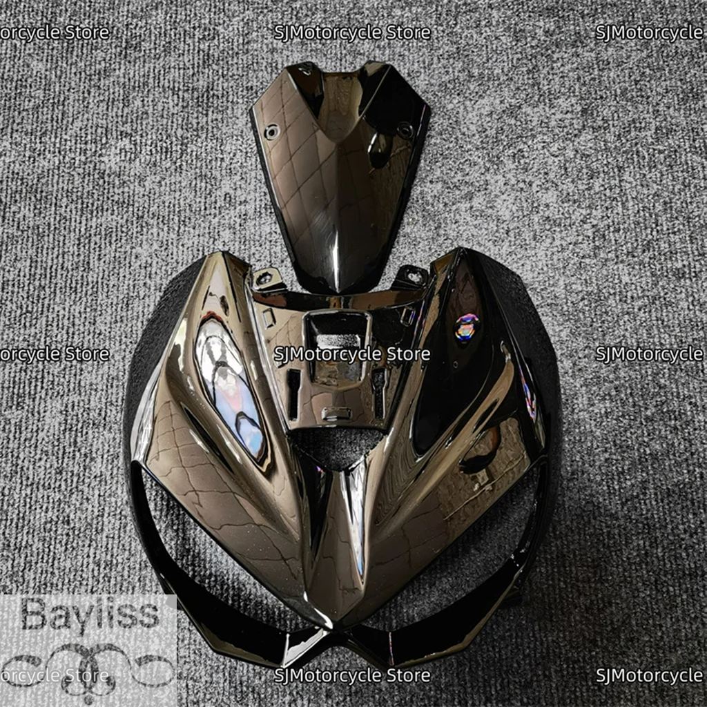 並行輸入品】 ブラックバイクフロントアッパーフェアリングヘッド 並行輸入品】 ブラックバイクフロントアッパーフェアリングヘッド
