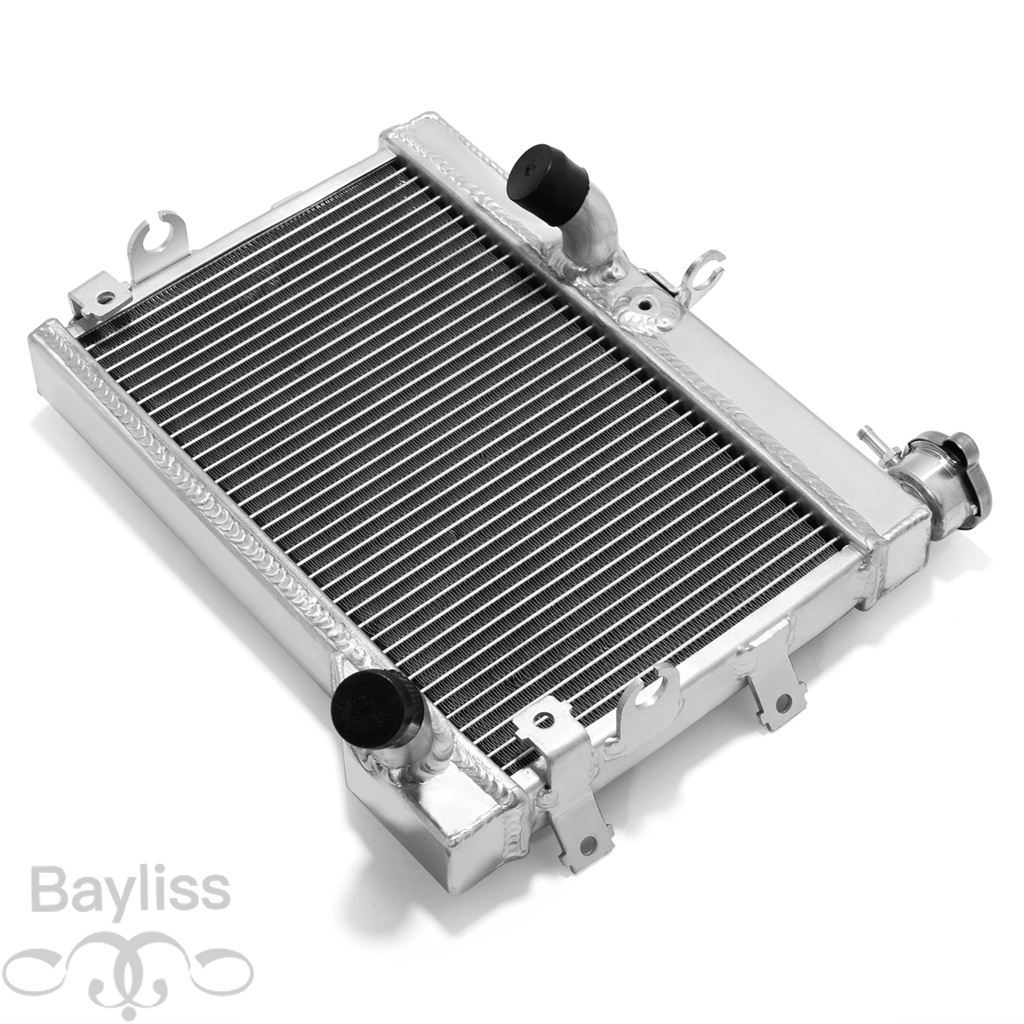 【並行輸入品】 Bikingboy-エンジン冷却ラジエーター 研磨アルミニウム合金コア ヤマハxsr 700 18 19 20 21 MT-07 2018 2019 2020用の画像