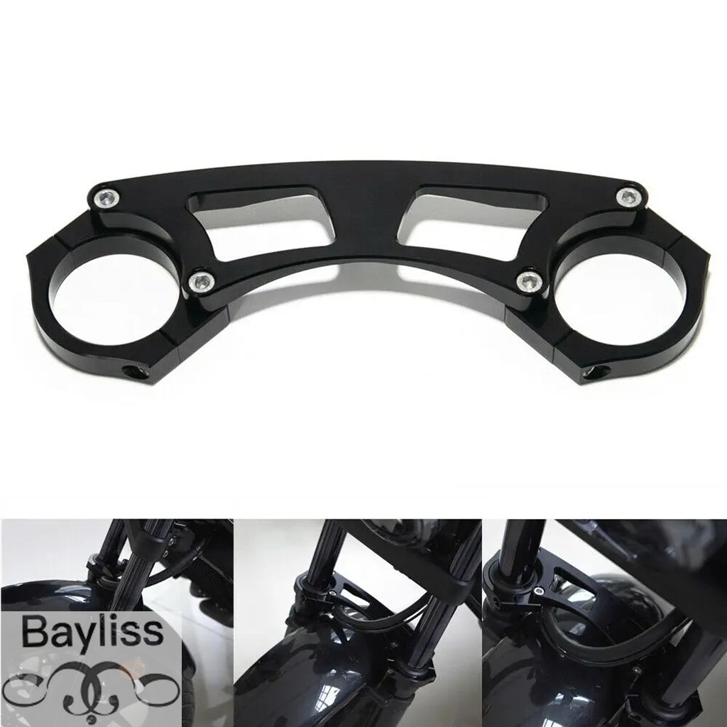 【並行輸入品】 Bikingboyホンダcmx 300 500 1100レブルCMX300 CMX500 CMX1100すべバランス衝撃フロントフォークスタビライザーブレースブラケットアルミの画像