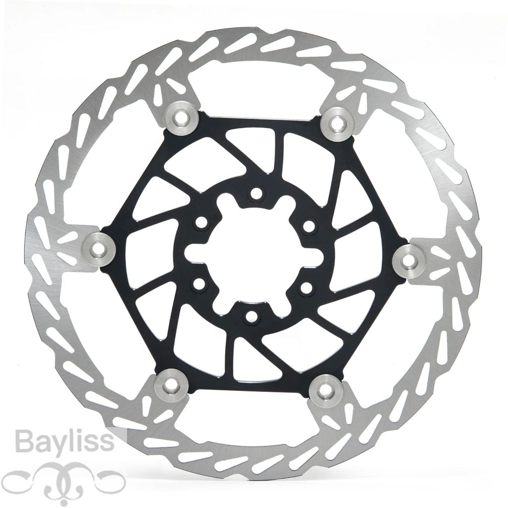 【並行輸入品】 BikingBoy-電動自転車用オーバーサイズディスクアダプター リアディスク用前輪リア 220/250mmの画像