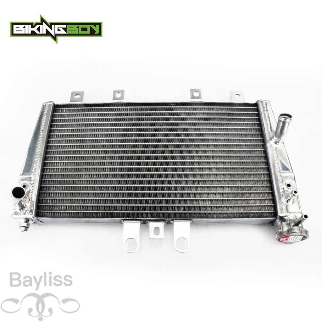 【並行輸入品】 Bikingboy-エンジン冷却水クーラー 鏡面 トライアンフスピードトリプル1050 05 06 07 08 09 10 11 12 13 14 15 16 17 18の画像