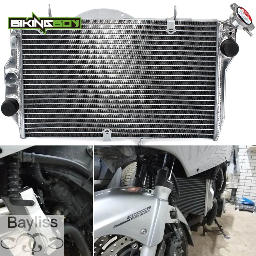 【並行輸入品】 BikingboyホンダCBR1100XXスーパーブラックバード97 98 99 00 01 02 03 04 05 06 07 cbr 1100 xxエンジンラジエーター冷却水クーラー_1