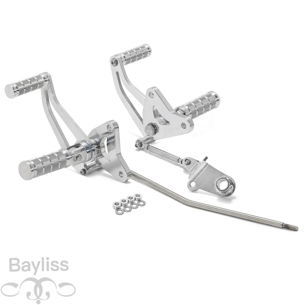 【並行輸入品】 BIKINGBOY 3.54 インチフォワードコントロールホンダ VT 750 シャドウスピリット DC 00 01 02 03 04 05 06 07 VT750 リアセットフットレストペの画像