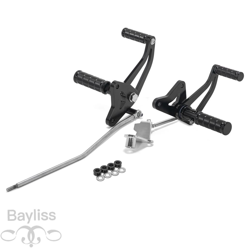 【並行輸入品】 BIKINGBOY 3.54 インチフォワードコントロールホンダ VT 750 シャドウスピリット DC 00 01 02 03 04 05 06 07 VT750 リアセットフットレストペの画像