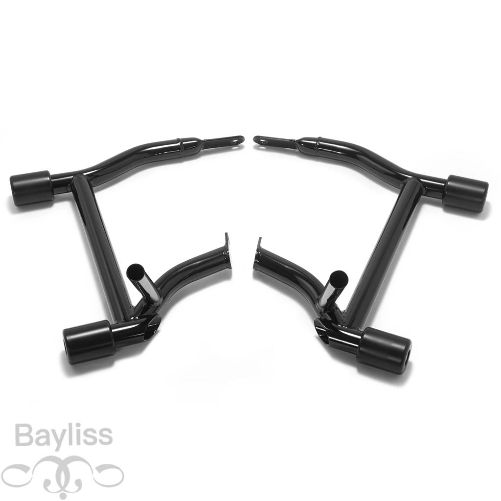【並行輸入品】 BIKINGBOY ツーリングエレクトラグライド FLHT FLHX ロードグライド FLTRX FLHR 09-23 10 サドルバッグサドルバッグブラケットガードクラッシュの画像