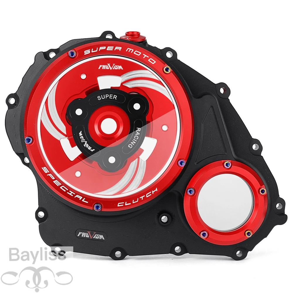 並行輸入品】 CNC GSX R1000 2017-2023 クリアクラッチカバー