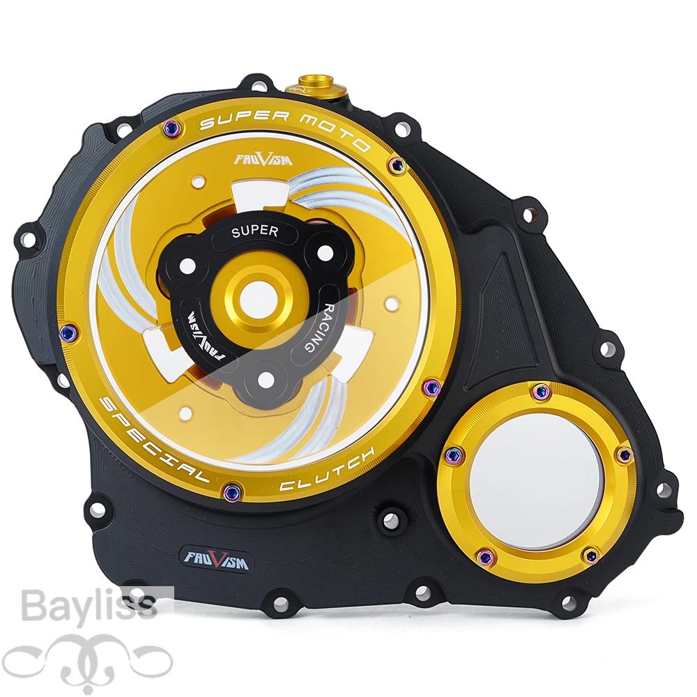 並行輸入品】 CNC GSX R1000 2017-2023 クリアクラッチカバー