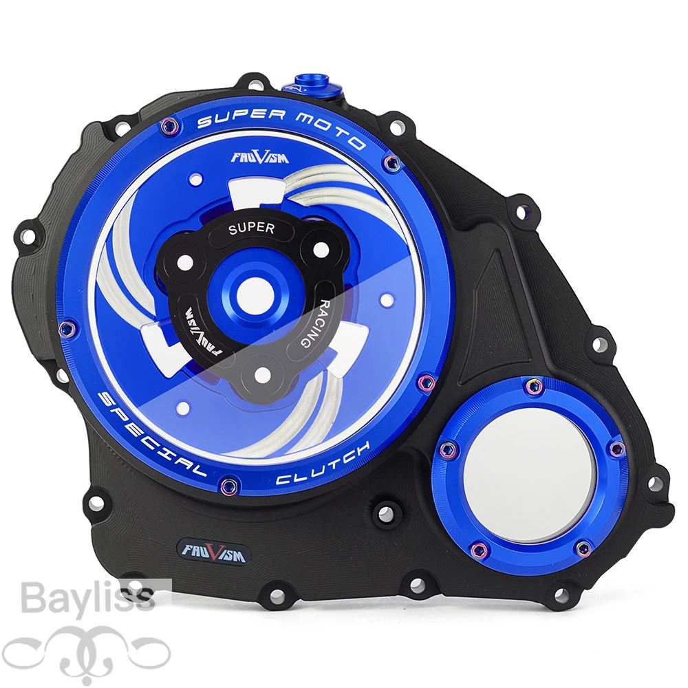 並行輸入品】 CNC GSX R1000 2017-2023 クリアクラッチカバー