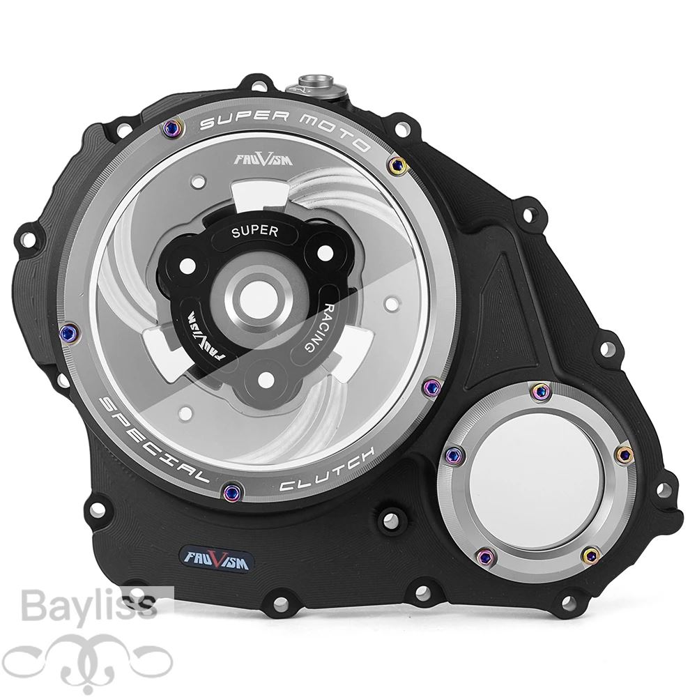 取付簡単　GSX-R1000　K5　K6用　ジェネレーターカバー クラッチカバー 並行輸入品】 CNC GSX R1000 2017-2023 クリアクラッチカバー