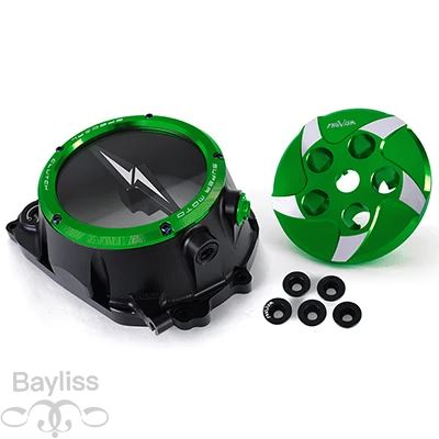 【並行輸入品】 CNCバイク 二輪プレッシャープレートエンジン カワサキz1000 2010-2015用クリアクラッチカバーガードの画像