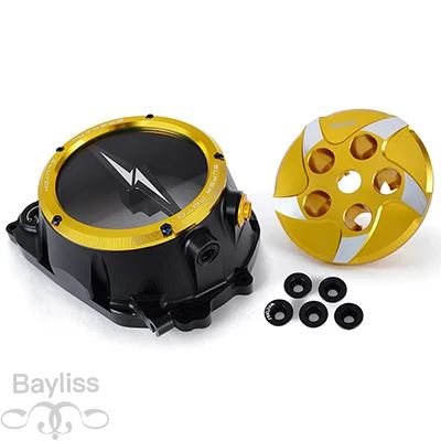 【並行輸入品】 CNCバイク 二輪プレッシャープレートエンジン カワサキz1000 2010-2015用クリアクラッチカバーガードの画像
