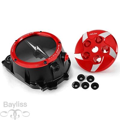 【並行輸入品】 CNC Z1000 クリアクラッチカバークラッチプレッシャープレート Kawasaki Z 1000 2010 2011 2012 2013 2014 2015の画像