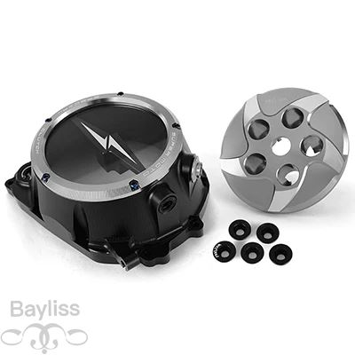 【並行輸入品】 CNC Z1000 クリアクラッチカバークラッチプレッシャープレート Kawasaki Z 1000 2010 2011 2012 2013 2014 2015の画像