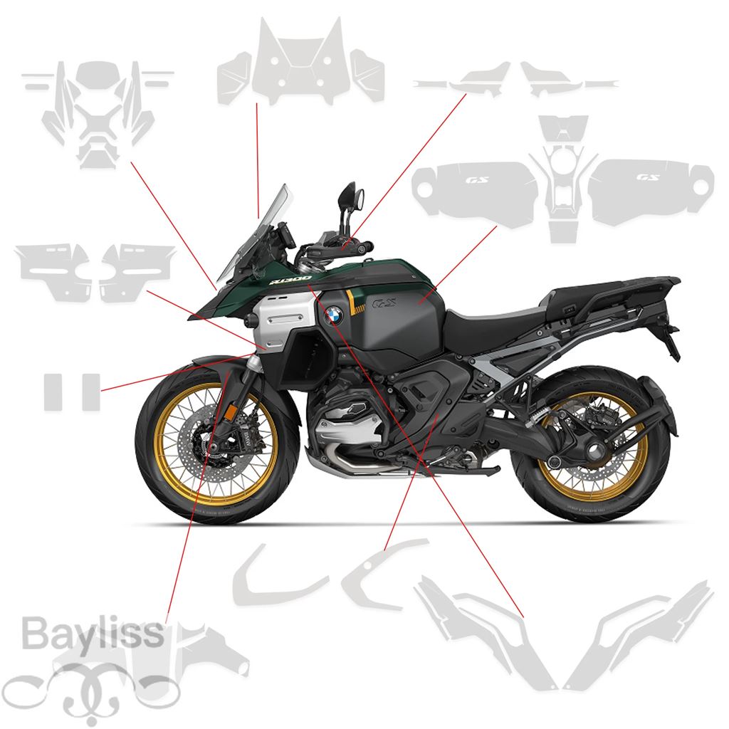 並行輸入品】 新 2025 R1300GS アドベンチャー PPF バイク BMW R 1300