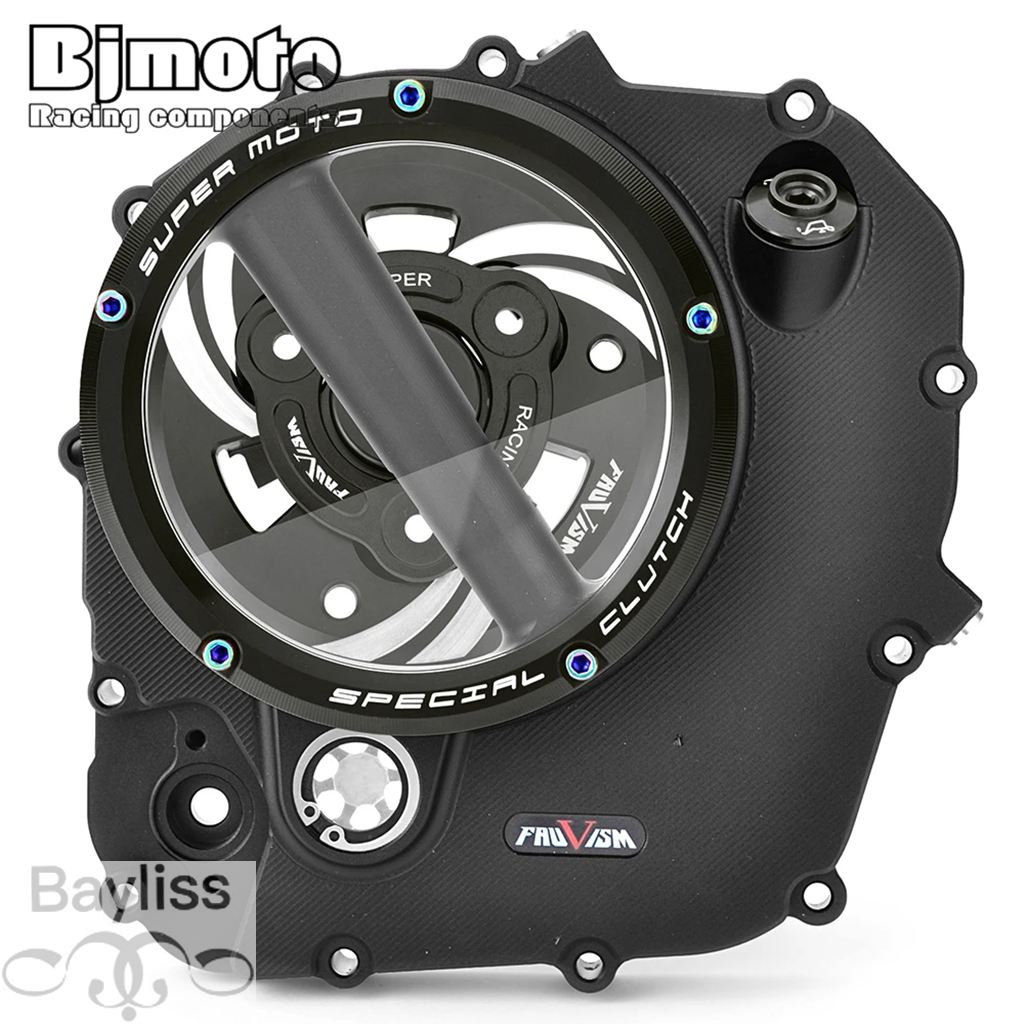 【並行輸入品】 クリアCNCレーシングクラッチカバー husqvarna vitpilen svartpilen 401 rc390 ktm rc 390アドベンチャー 2020-2023