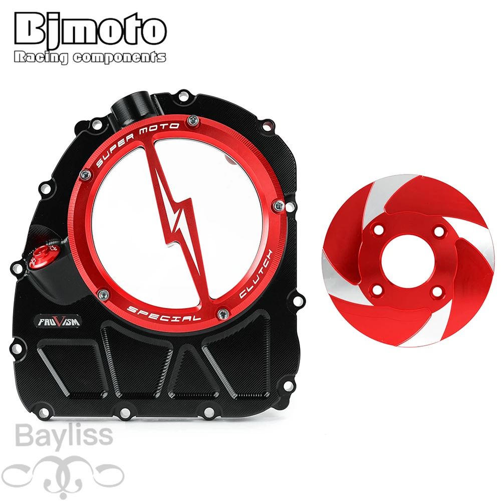 【並行輸入品】 バイククラッチプレッシャープレート クリア ベネリ bn tnt 600 bj600gs bj600i cncエンジン用カバーの画像