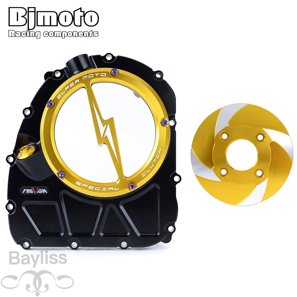 【並行輸入品】 バイククラッチプレッシャープレート クリア ベネリ bn tnt 600 bj600gs bj600i cncエンジン用カバーの画像