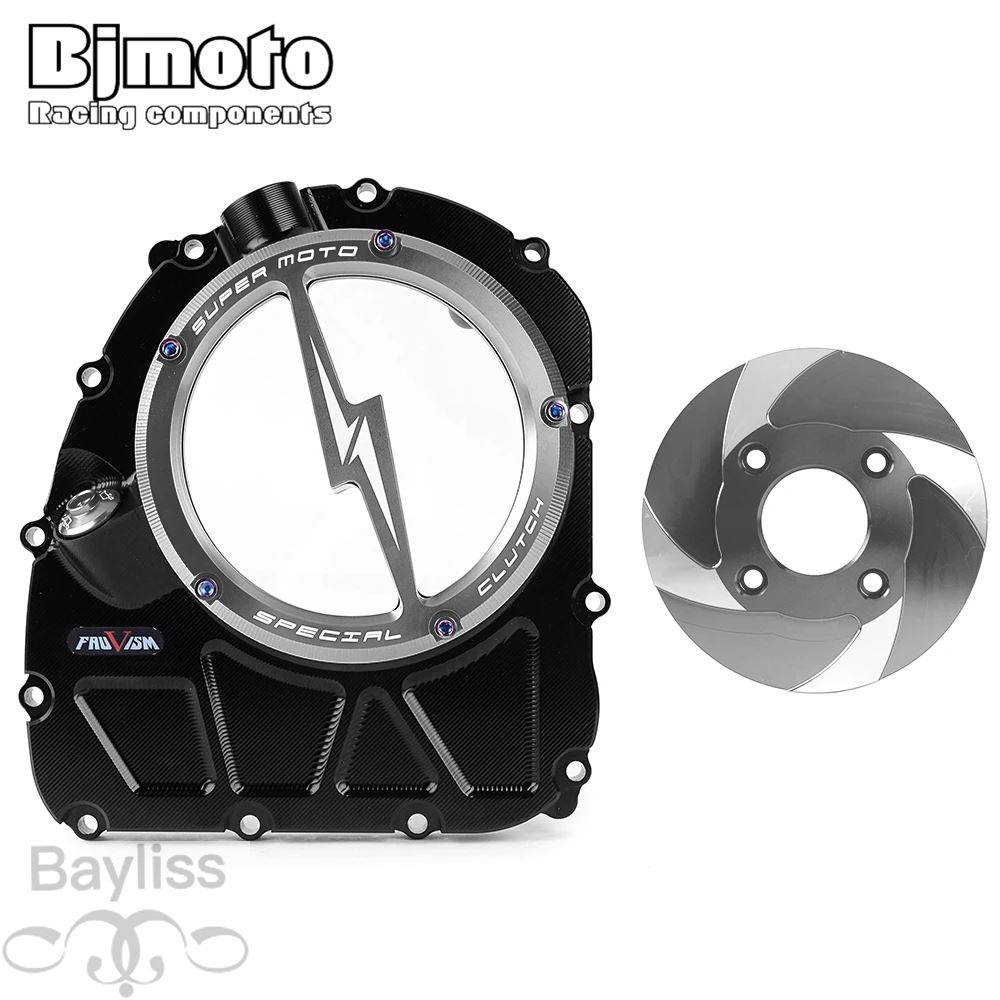 【並行輸入品】 バイククラッチプレッシャープレート クリア ベネリ bn tnt 600 bj600gs bj600i cncエンジン用カバーの画像