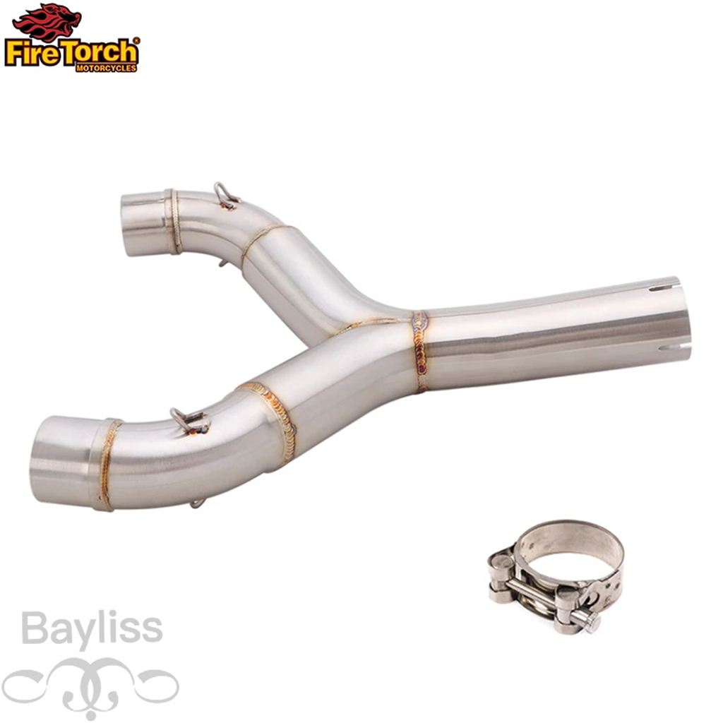 【並行輸入品】 スリップアプリリアdorsoduro 750 2008-2016 Smv750 smv 750 dorsoduro Dd750 midパイプエスパスモト接続カーボン51mmマフラーの画像