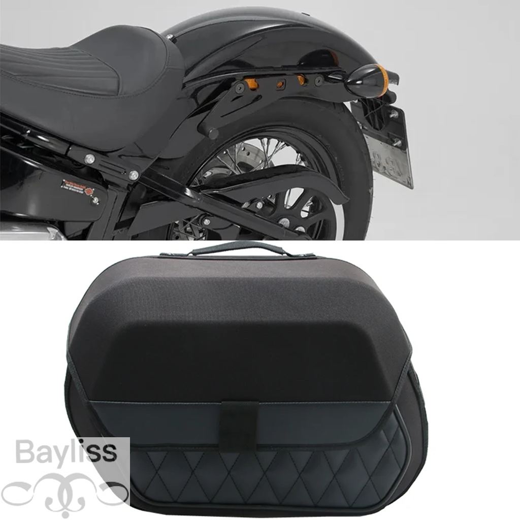 並行輸入品】 防水レザーサドルバッグ バイクバッグ ラゲッジ