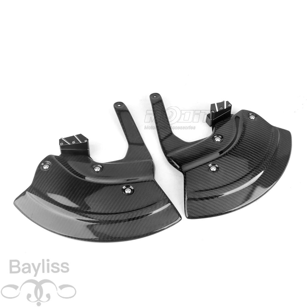 並行輸入品】 カーボンホイールカバーキット バイク用エアデフレクター