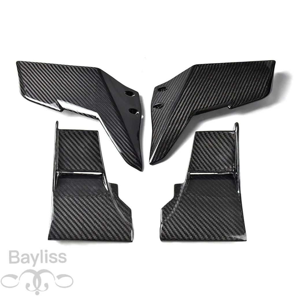 【並行輸入品】 バイク用カーボンエアデフレクターキット 上部アンダー翼 カワサキニンジャh2 h2r 2015-2023 2024世代_2