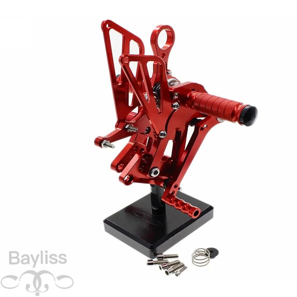 【並行輸入品】 バイクアクセサリー CNC ペダルバックステップ位置リアセットフットレストフットペグ BMW S1000RR 2015 2016 2017_3
