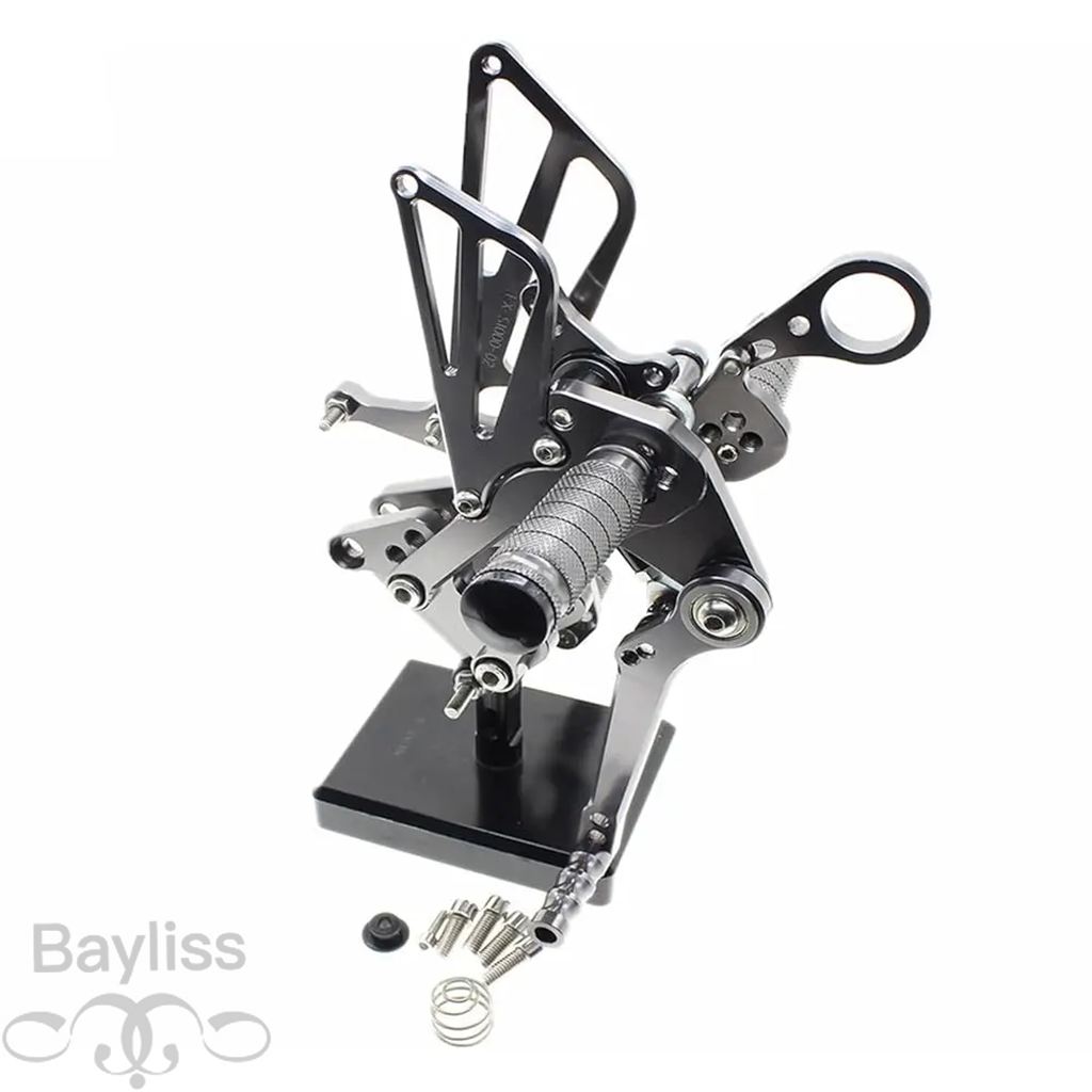 【並行輸入品】 バイクアクセサリー CNC ペダルバックステップ位置リアセットフットレストフットペグ BMW S1000RR 2015 2016 2017_5