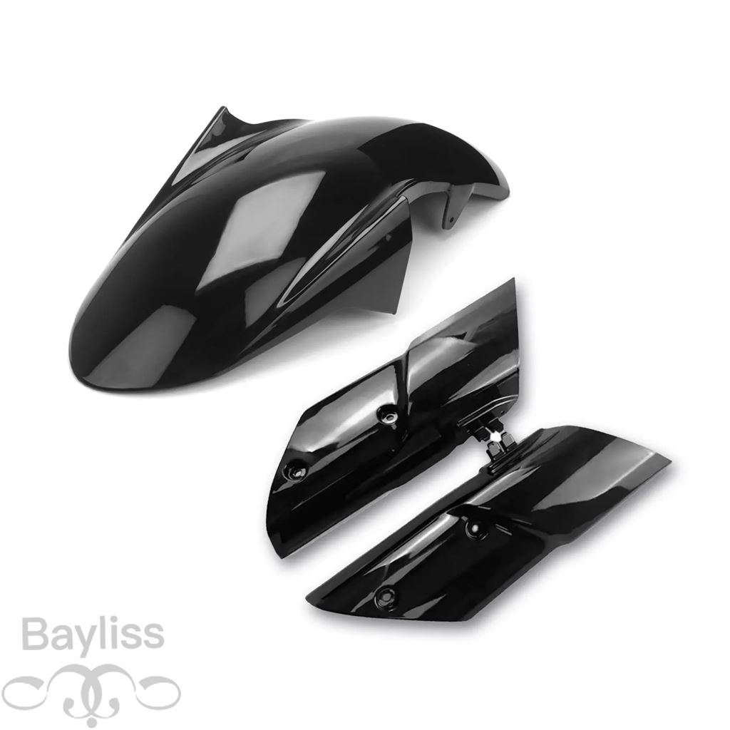 並行輸入品】 バイクフロントサイドパネルフェンダーフォークカバー 