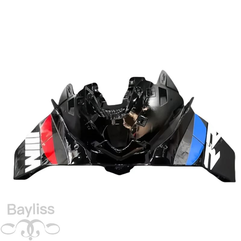 【並行輸入品】 バイク固定翼フロントエア力学スポイラー ウィングレットアウター装飾アクセサリー bmw s1000rr 2019 2020 2021 2022の画像