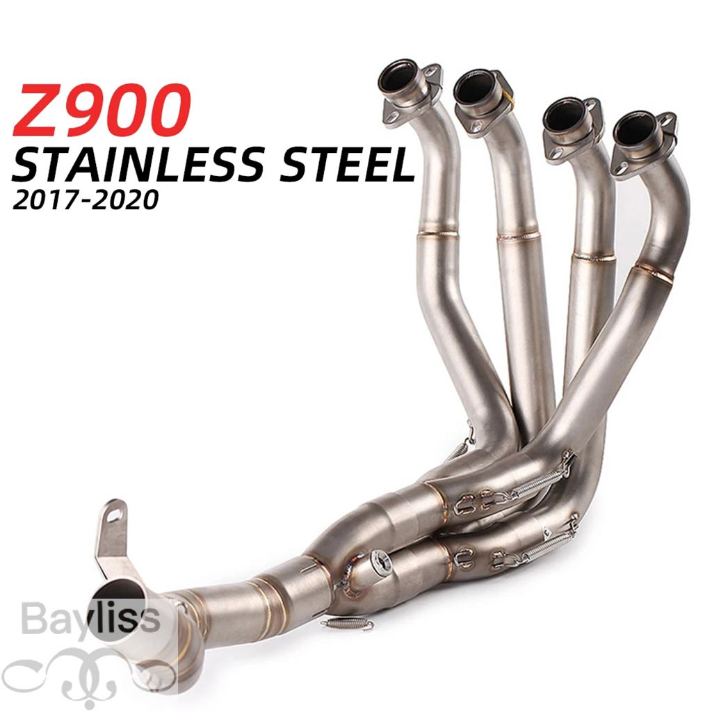 【並行輸入品】 バイクフルエキゾーストシステム Z900 2017 - 2022 年吉村パイプ接続ヘッダーリンクパイプの画像