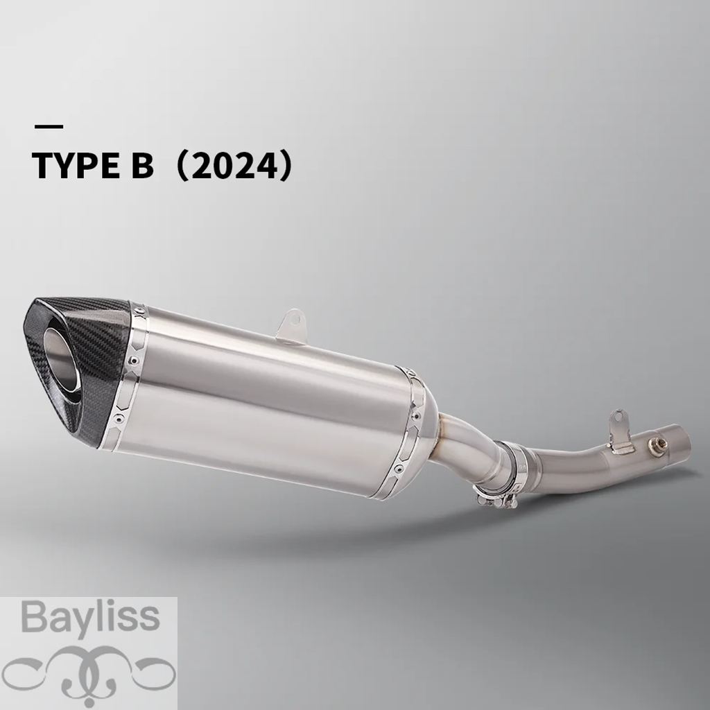 バイク用エキゾーストサイレンサー チタン合金オートバイの排気