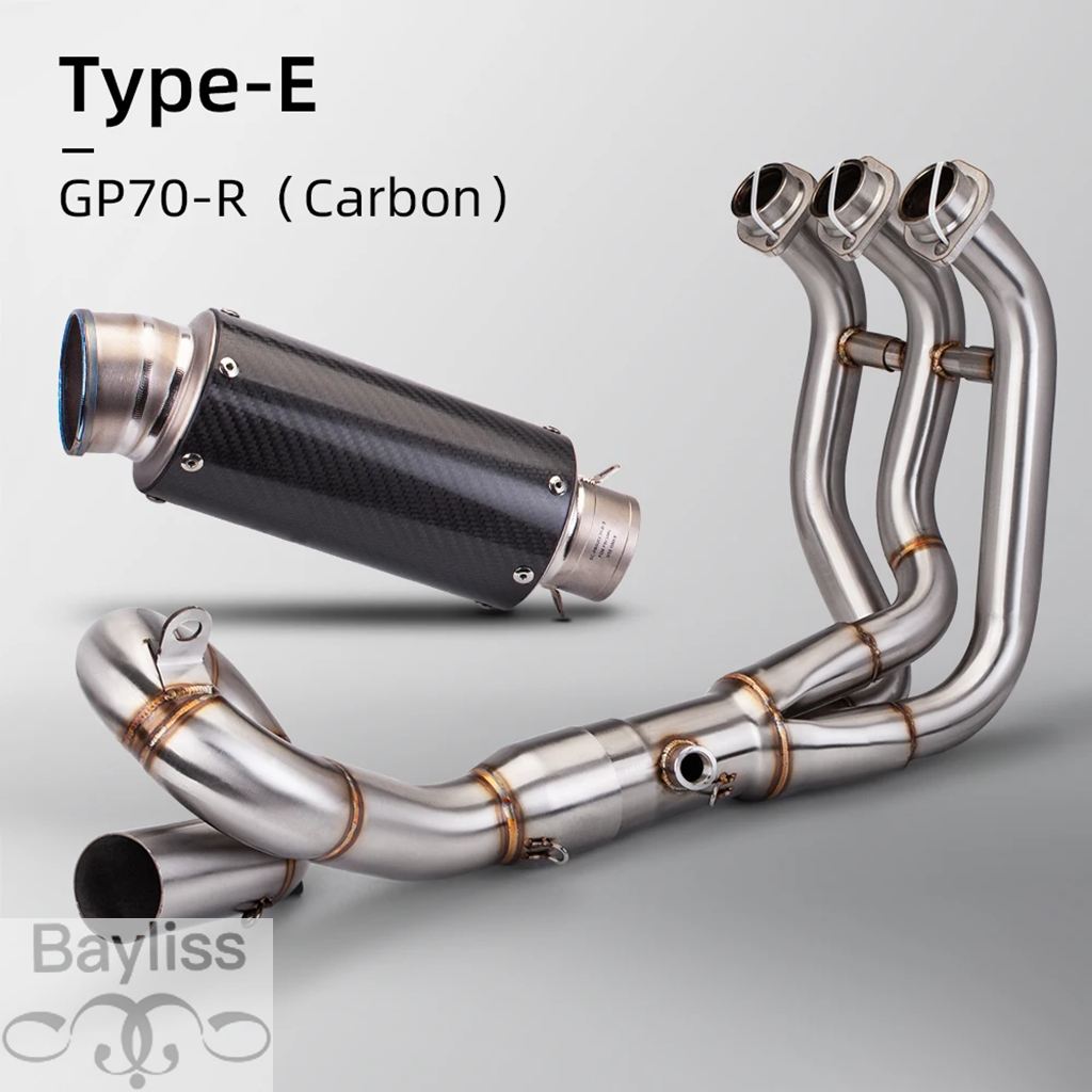 【並行輸入品】 エキゾーストパイプ MT-09 x sr900 2014-2020用 テールエンド 合金 チタン合金用 アップグレードキットの画像