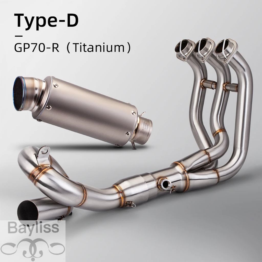 【並行輸入品】 エキゾーストパイプ MT-09 x sr900 2014-2020用 テールエンド 合金 チタン合金用 アップグレードキットの画像
