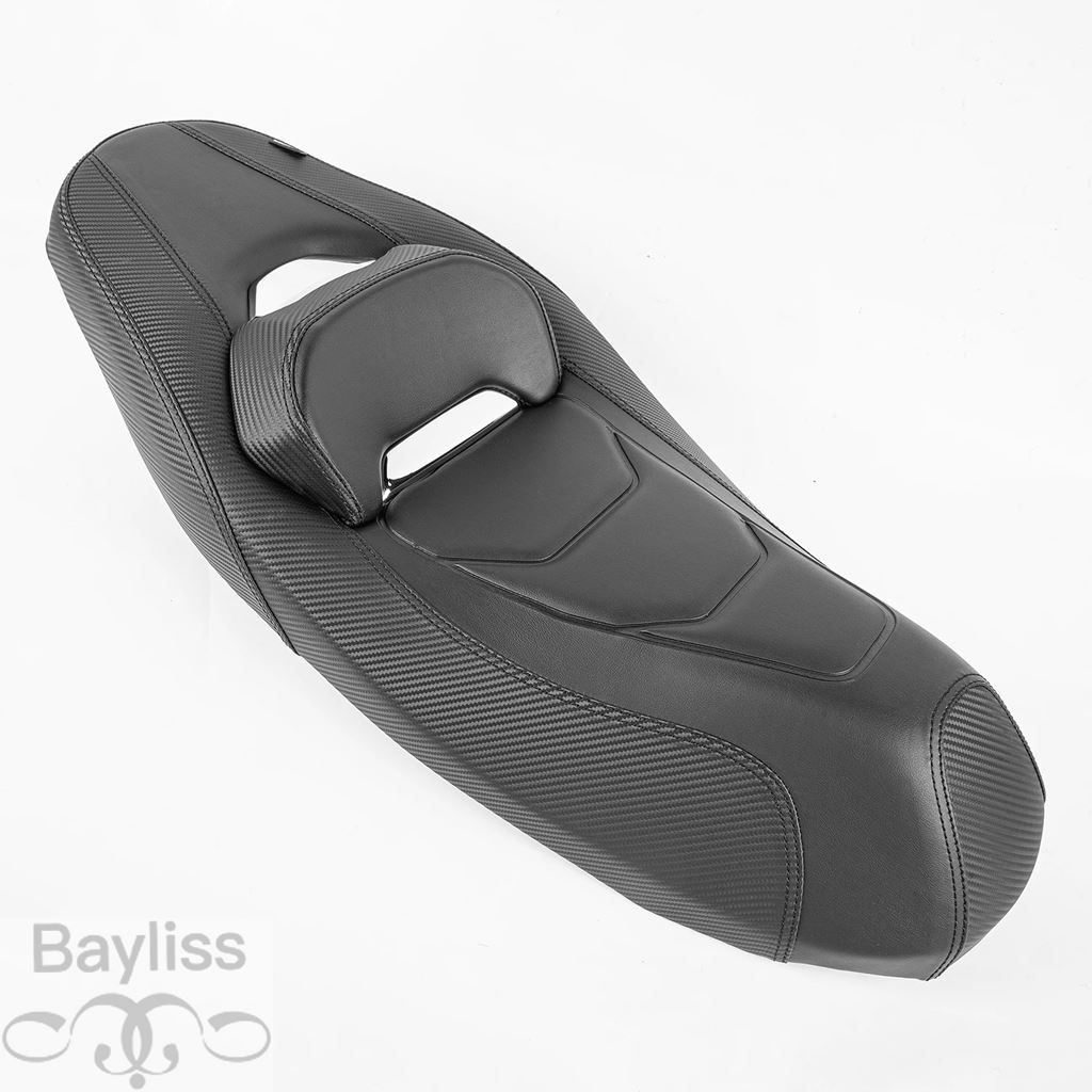 【並行輸入品】 ヤマハバイク 二輪用レトロシートクッション フロント リア 助手席 nmax125 155 2021 2022 2023 2024_1