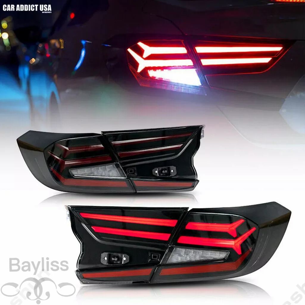 並行輸入品】 ペア LED テールライト 2018-2022 ホンダ アコード 10th