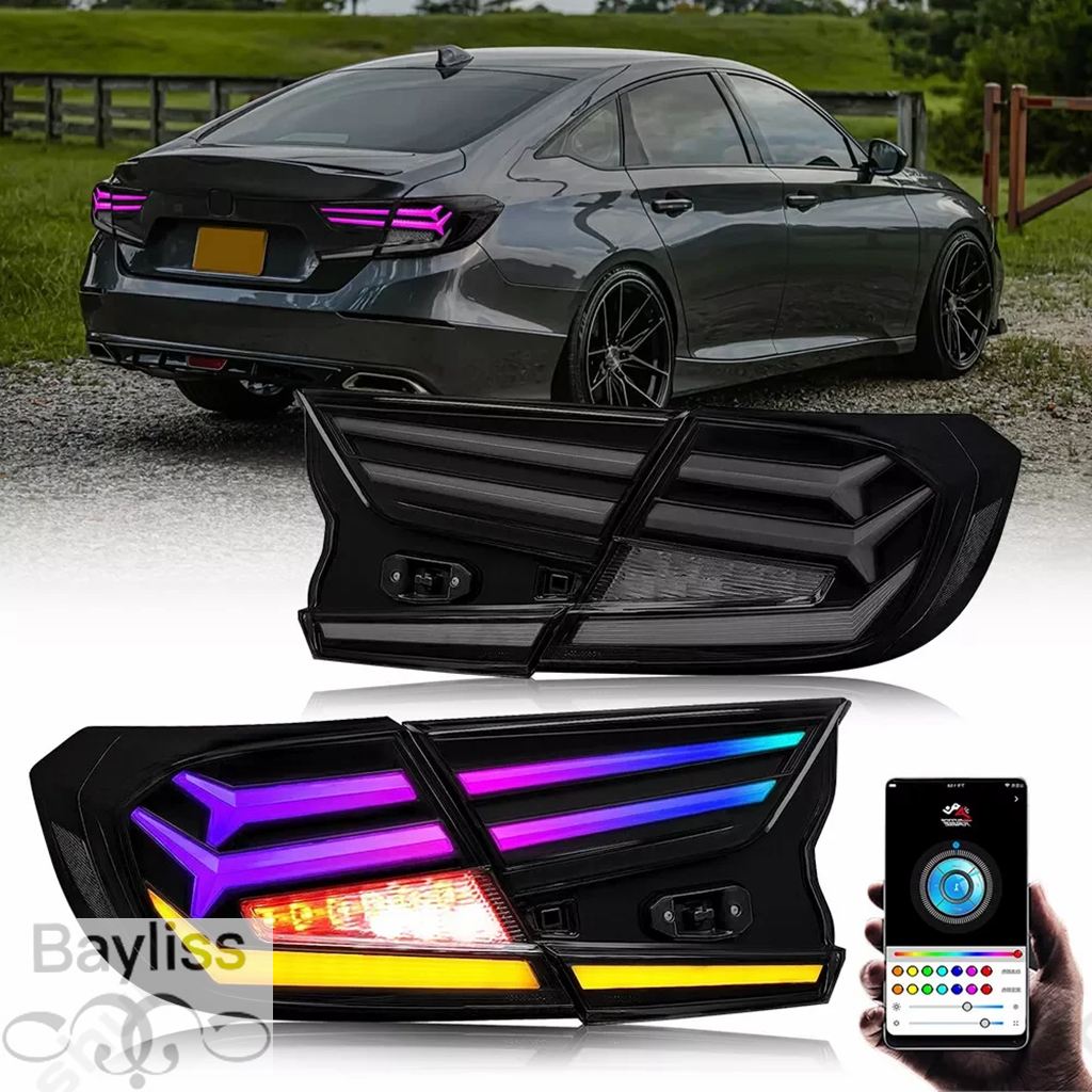 並行輸入品】 ペア LED テールライト 2018-2022 ホンダ アコード 10th
