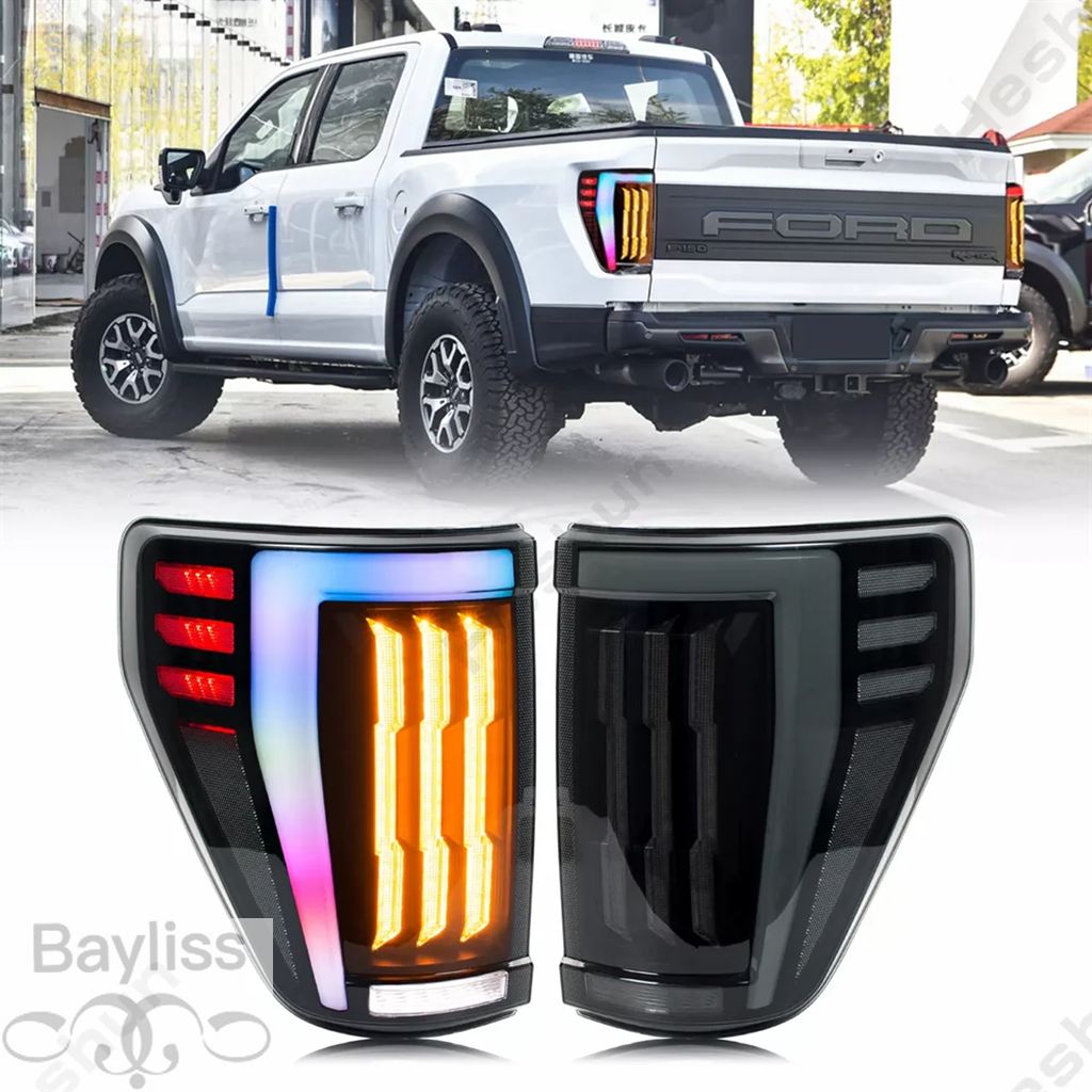 並行輸入品】 ペア LED テールライトフォード F150 F-150 XL STX 2021