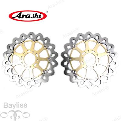 【並行輸入品】 Arashi-CNCフロントリアブレーキディスクローター スズキGSX-R gsxr 1300 2005 2006 2005 2006 320mm 240mm 1セット_1