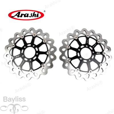 【並行輸入品】 Arashi-CNCフロントリアブレーキディスクローター スズキGSX-R gsxr 1300 2005 2006 2005 2006 320mm 240mm 1セット_3