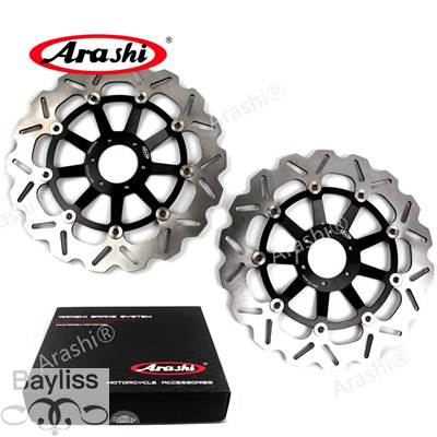 【並行輸入品】 嵐-ホンダvfr750f vfr 750 f 1994 1995 1996 1997 VFR-F750 296mm用フローティングフロントブレーキディスク_12