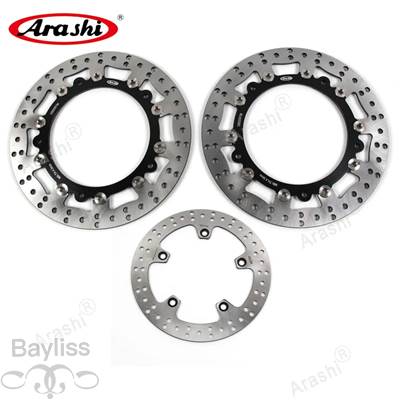 【並行輸入品】 Arashi-CNCフローティングフロントリアブレーキディスクローター 305mm 265mm bwm r1200gs r 1200 gs r1200 gs非abs 2004-2012 2009 2010 2011_6