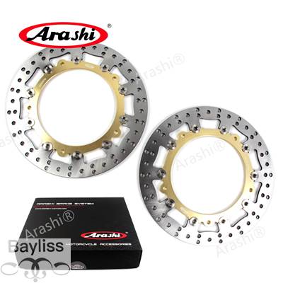 【並行輸入品】 Arashi-CNCフローティングフロントリアブレーキディスクローター 305mm 265mm bwm r1200gs r 1200 gs r1200 gs非abs 2004-2012 2009 2010 2011_1