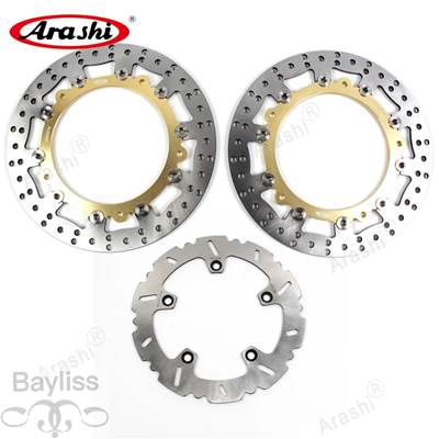 【並行輸入品】 Arashi-CNCフローティングフロントリアブレーキディスクローター 305mm 265mm bwm r1200gs r 1200 gs r1200 gs非abs 2004-2012 2009 2010 2011_2