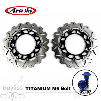 【並行輸入品】 嵐-CNCフルフローティングフロントブレーキ ヤマハ用ディスクローター yzf r6 1999-2002 YZF-R6 600 1999 2000 2001 2002 1ペア_5